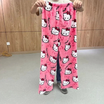 Sanrio Hello Kitty Flannel Pajamas - Comodidad y Estilo en Casa