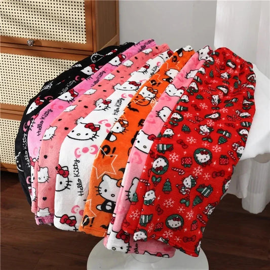 Sanrio Hello Kitty Flannel Pajamas - Comodidad y Estilo en Casa